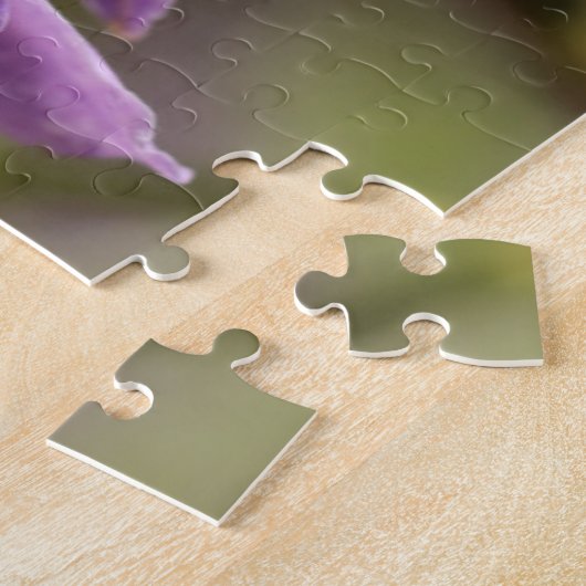 Texas Honey Bee | Paarse bergLaurel-ventilator Legpuzzel (Zijkant)