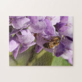 Texas Honey Bee | Paarse bergLaurel-ventilator Legpuzzel (Horizontaal)