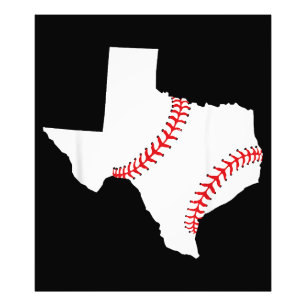 Texas Honkbal Staat grappig Texas Honkbal  Foto Afdruk