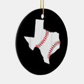 Texas Honkbal Staat grappig Texas Honkbal Keramisch Ornament (Rechts)