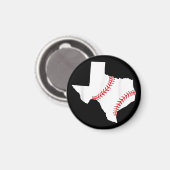 Texas Honkbal Staat grappig Texas Honkbal  Magneet (Voorkant / Achterkant)