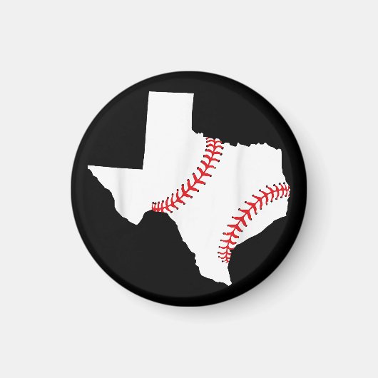 Texas Honkbal Staat grappig Texas Honkbal  Magneet (Voorkant)