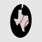 Texas Honkbal Staat grappig Texas Honkbal Ornament (voorkant)
