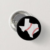Texas Honkbal Staat grappig Texas Honkbal Ronde Button 3,2 Cm (Voorkant /achterkant)