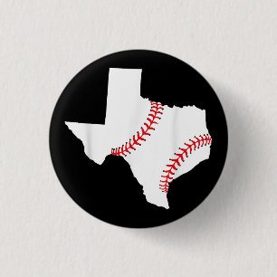 Texas Honkbal Staat grappig Texas Honkbal Ronde Button 3,2 Cm