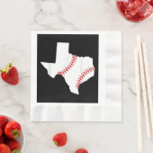 Texas Honkbal Staat grappig Texas Honkbal Servet (Insitu)