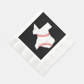 Texas Honkbal Staat grappig Texas Honkbal Servet (Hoek)