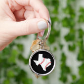 Texas Honkbal Staat grappig Texas Honkbal Sleutelhanger (Hand)