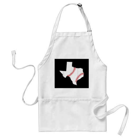Texas Honkbal Staat grappig Texas Honkbal Standaard Schort (Voorkant)