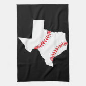 Texas Honkbal Staat grappig Texas Honkbal Theedoek (Verticaal)