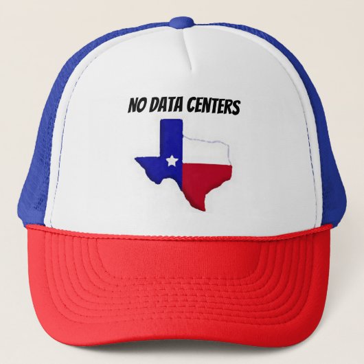 Texas honkbalpet, Geen datacenters Trucker Pet (Voorkant)
