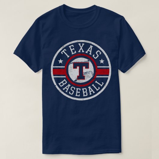 Texas honkbalstad T-shirt (Design voorkant)
