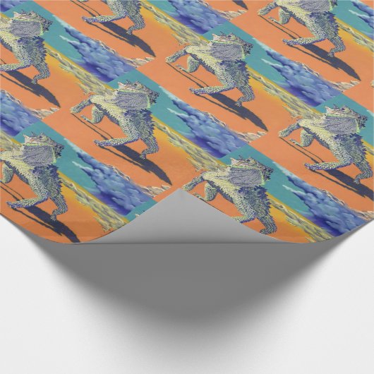 Texas Horny Toad Cadeaupapier (Hoek)