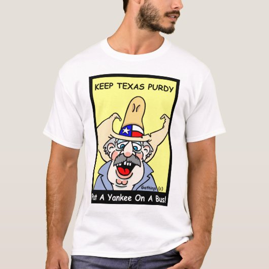TEXAS  HOUDEN T-SHIRT (Voorkant)