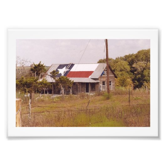 Texas House One Foto Afdruk (Voorkant)