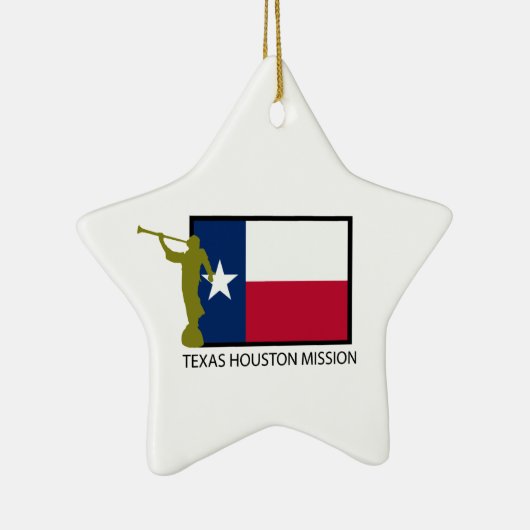 TEXAS HOUSTON MISSIE LDS CTR KERAMISCH ORNAMENT (Rechts)