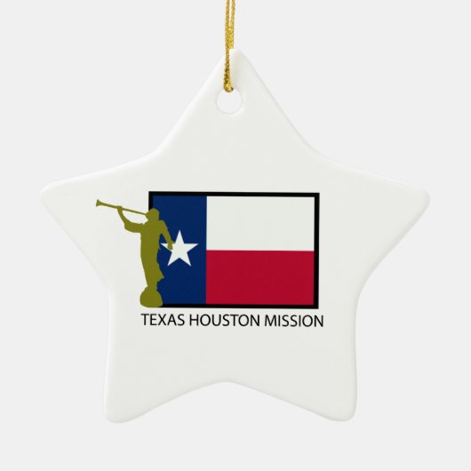 TEXAS HOUSTON MISSIE LDS CTR KERAMISCH ORNAMENT (Voorkant)