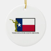 TEXAS HOUSTON SUOTH MISSIE LDS CTR KERAMISCH ORNAMENT (Voorkant)