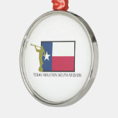 TEXAS HOUSTON SUOTH MISSIE LDS CTR METALEN ORNAMENT (Links)