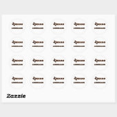 Texas houthakker ronde sticker (Vel)