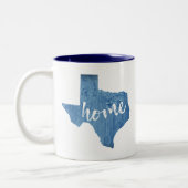 Texas Houtnerf Tweekleurige Koffiemok (Links)