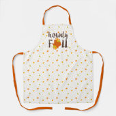 Texas Howdy Herfst Schort (Voorkant)