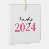 Texas Howdy Keramisch Ornament (Rechts)