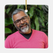 Texas Howdy Keramisch Ornament (Achterkant)