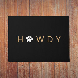 Texas Howdy Pet Paw Welkom Deur Mat