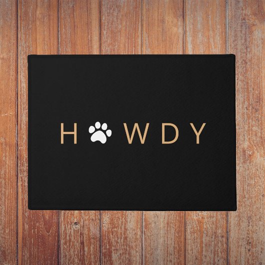 Texas Howdy Pet Paw Welkom Deur Mat