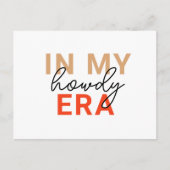 Texas Howdy-tijdperk Briefkaart (Voorkant)