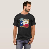 Texas Huston San Antonio Howdy Longhorn Rodeo Ala T-shirt (Voorkant volledig)