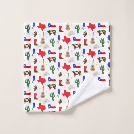 Texas Icons Bad Handdoek (Wasdoekje)