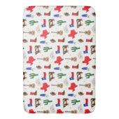 Texas Icons Badmat (Voorkant Verticaal)