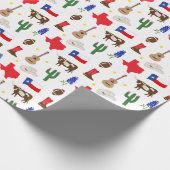 Texas Icons Cadeaupapier (Hoek)