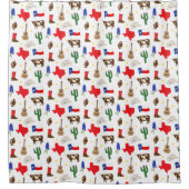 Texas Icons Douchegordijn (Voorkant)