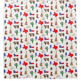 Texas Icons Douchegordijn