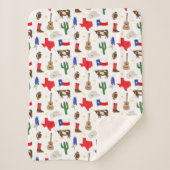 Texas Icons Sherpa Deken (Voorkant)