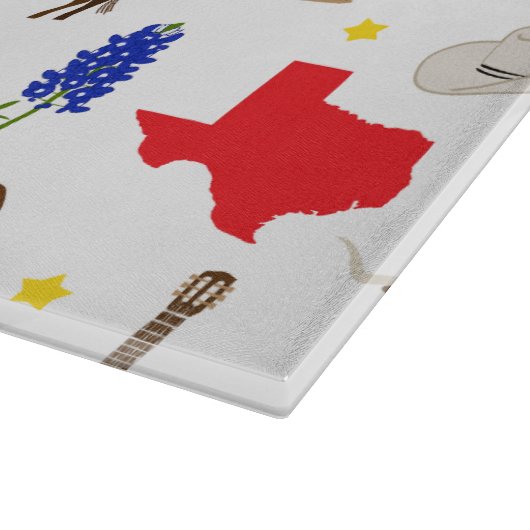 Texas Icons Snijplank (Hoek)