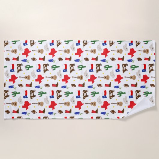 Texas Icons Strandlaken (Voorkant)