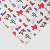 Texas Icons Tissuepapier (Detail)