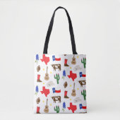 Texas Icons Tote Bag (Voorkant)