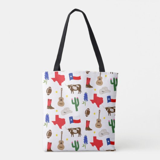 Texas Icons Tote Bag (Achterkant)