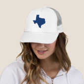 Texas in Blue Trucker Pet (In situ)