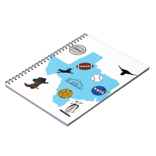 Texas in een oogopslag. notitieboek (Linkerzijde)