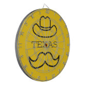 Texas in Geel 2 Dartbord (Voorkant Links)