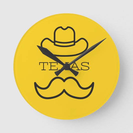 Texas in Geel 2 Ronde Klok (Voorkant)