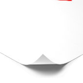 Texas in het hart foto afdruk (Hoek)