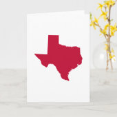 Texas in Red Kaart (Gele Bloem)