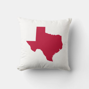 Texas in Red Kussen